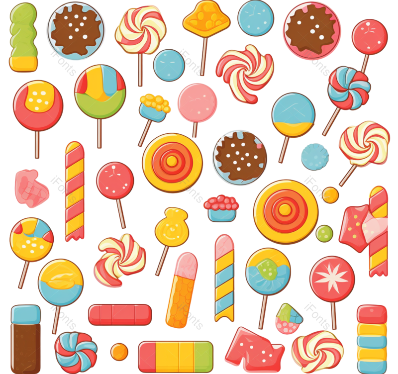 儿童节图片,卡通元素,六一儿童节PNG,糖果免抠素材